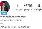 Istana Bikin Akun Resmi Instagram @presidenrepublikindonesia